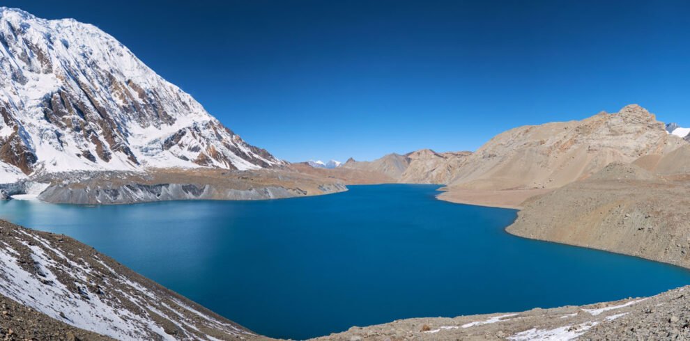 Lake Tilicho and Tilicho Peak